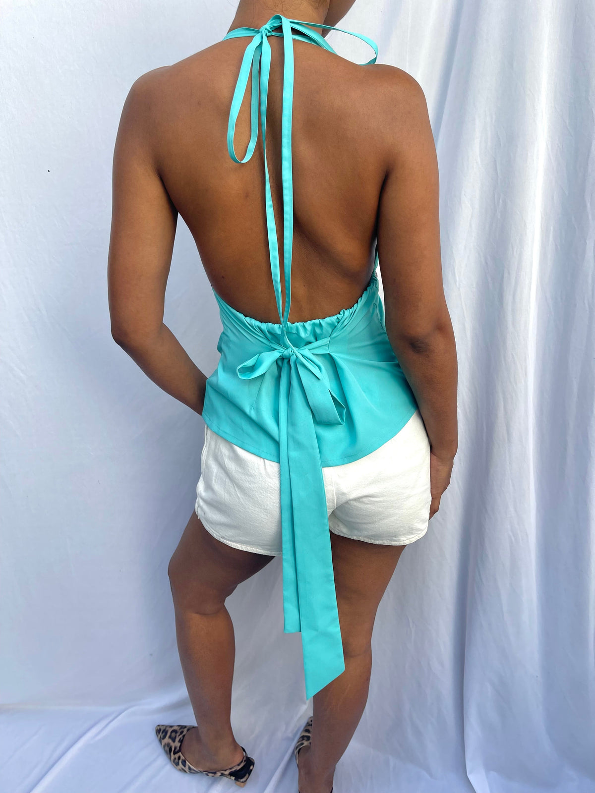 Pia top - Aqua