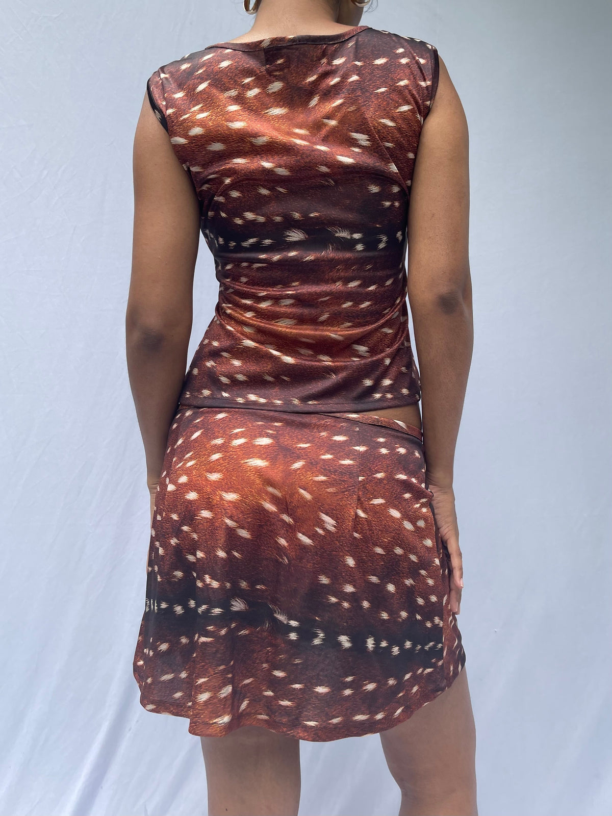 Fawn mini skirt