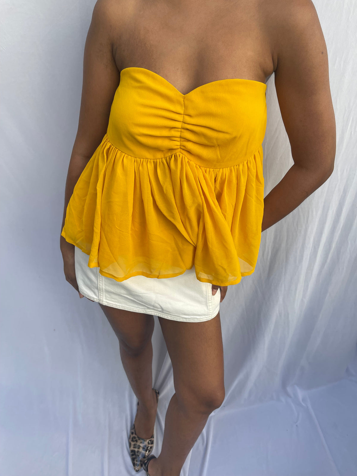 Juju top- Yellow