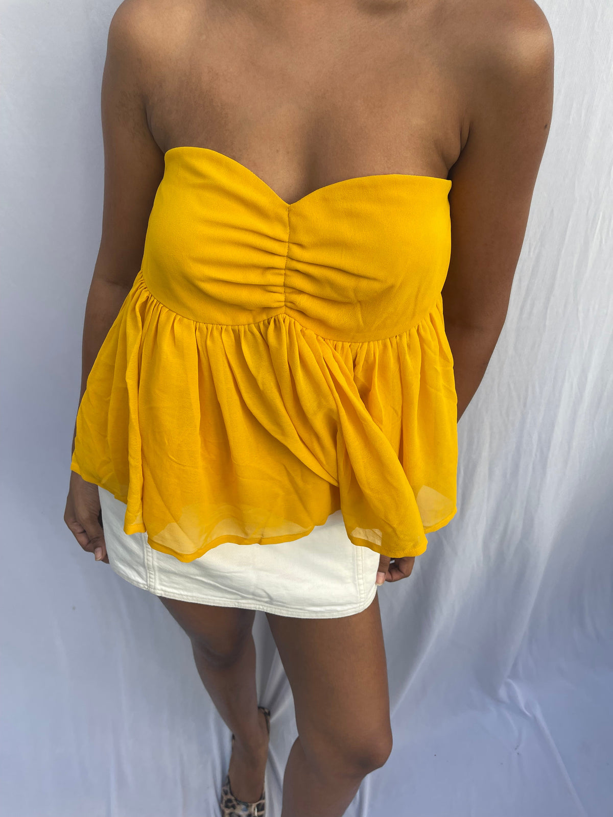 Juju top- Yellow