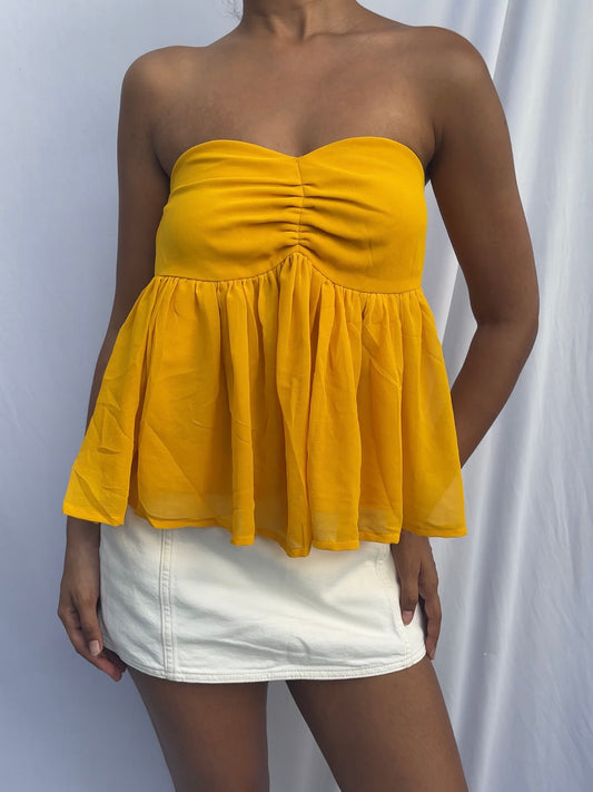 Juju top- Yellow