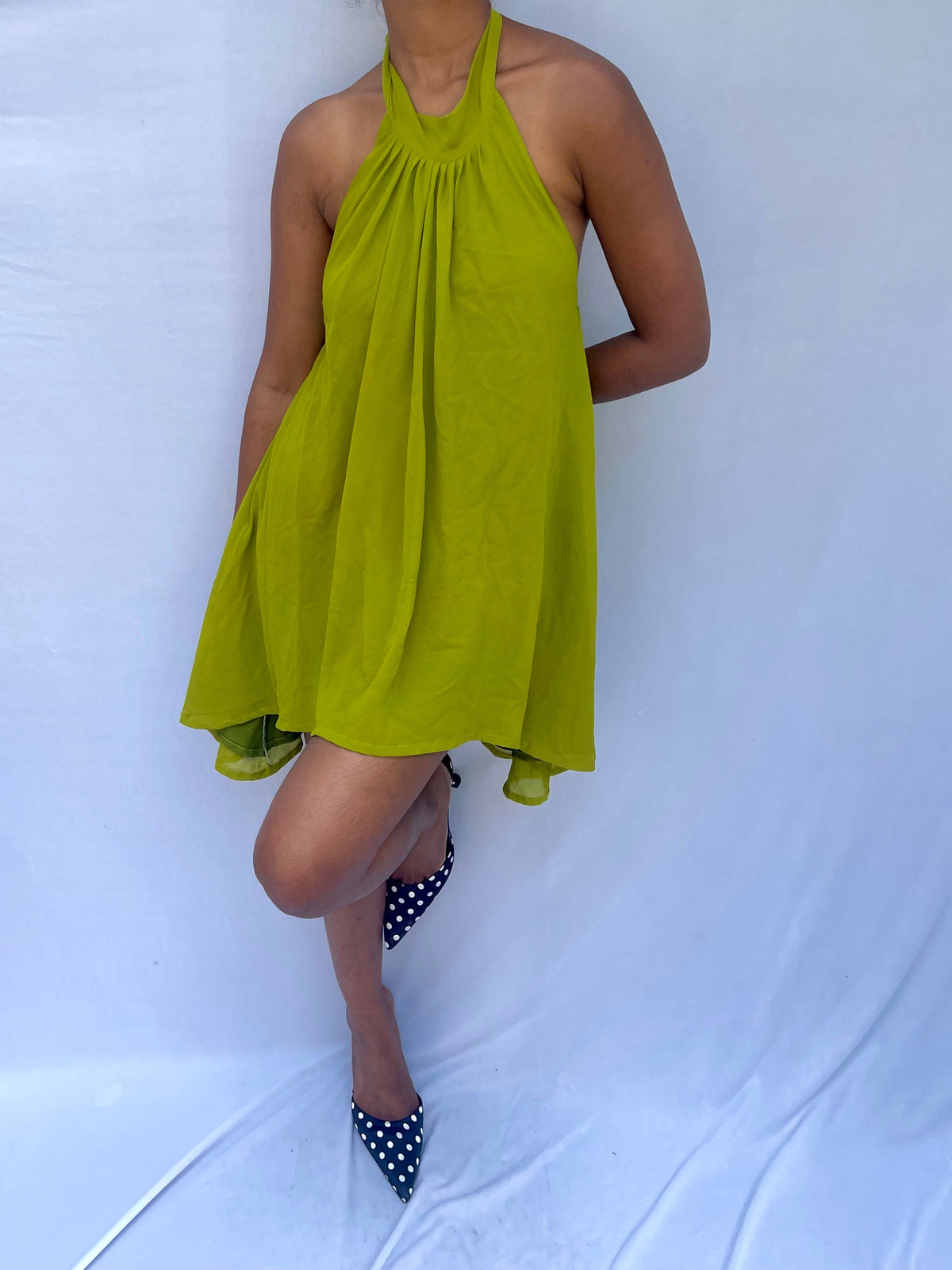 Elena Dress - Olive