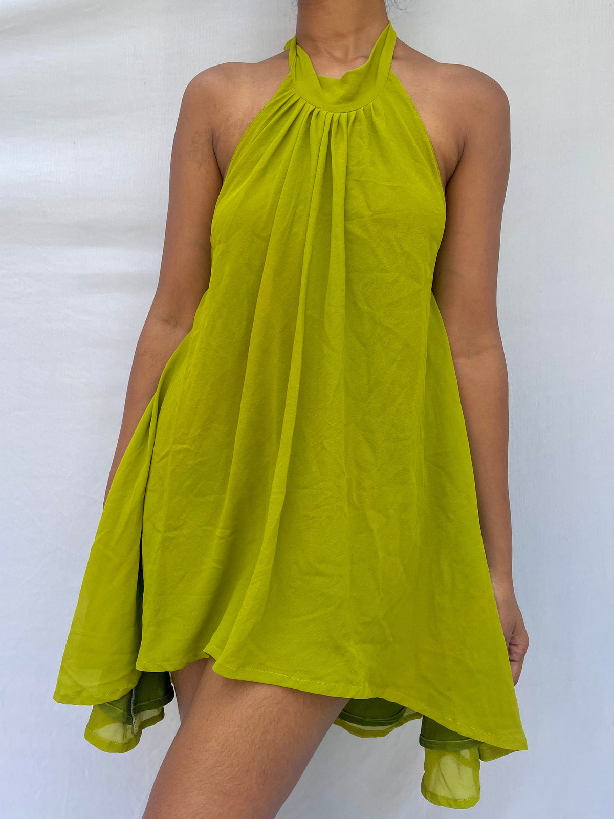 Elena Dress - Olive