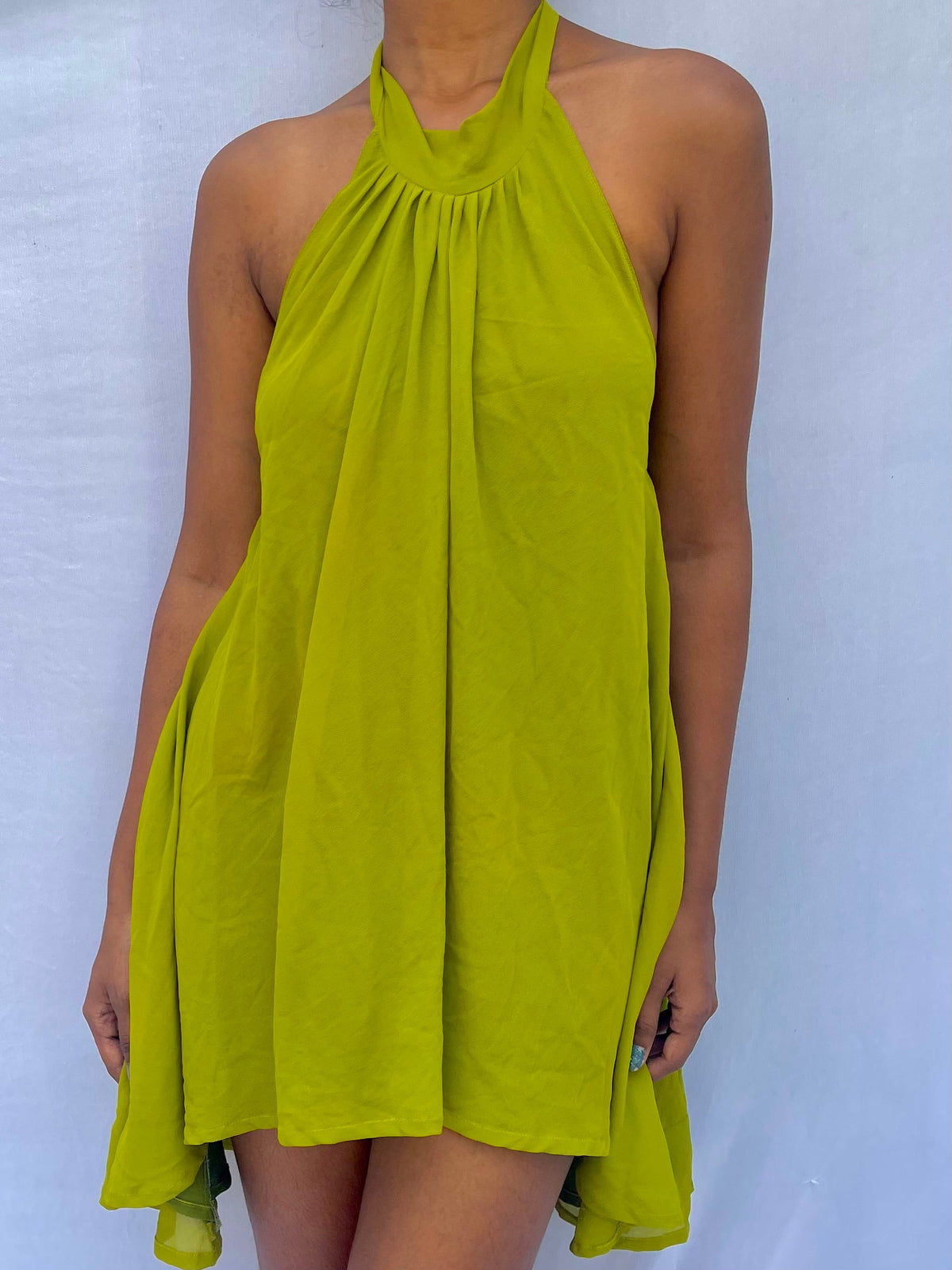 Elena Dress - Olive