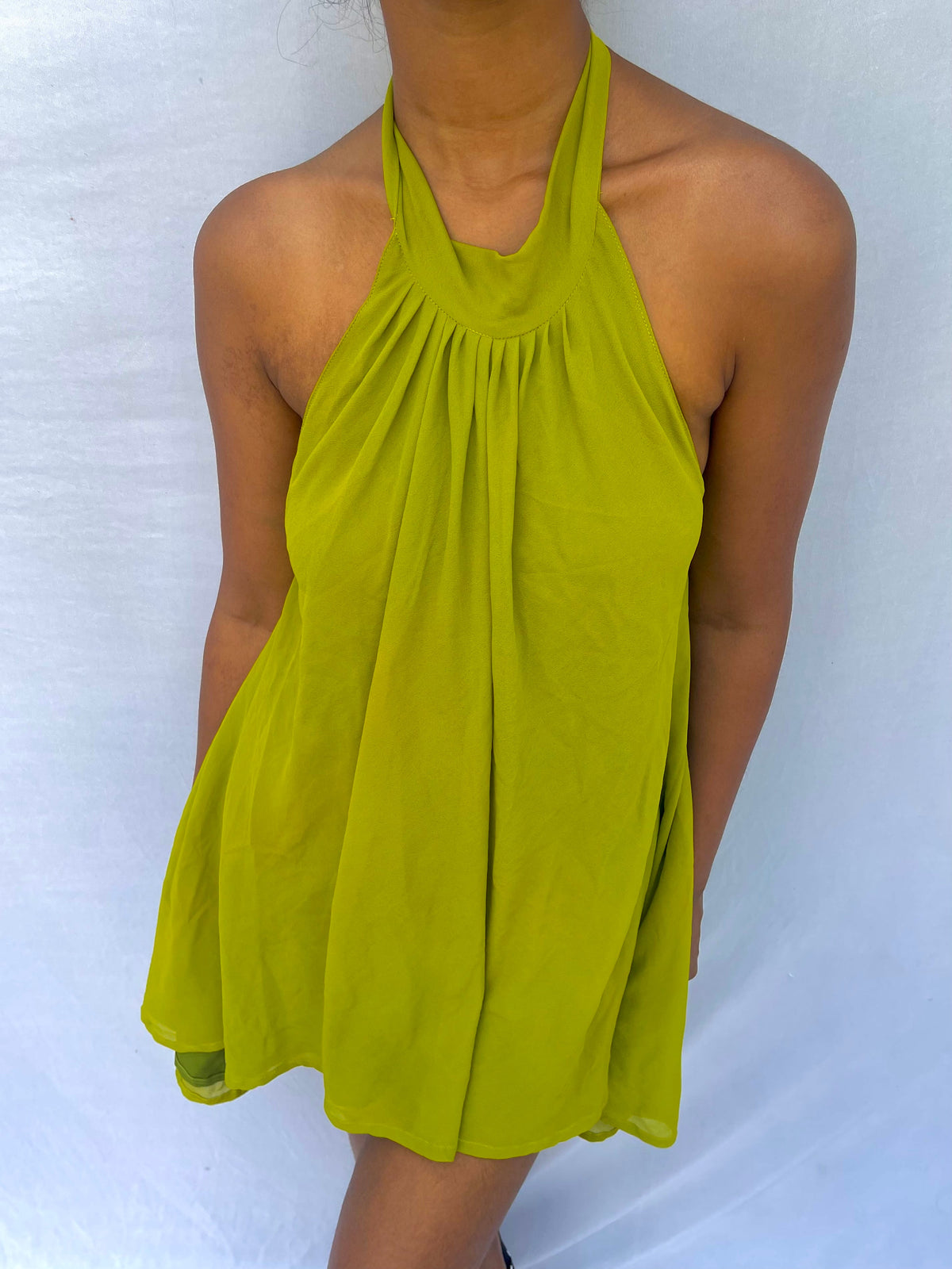 Elena Dress - Olive